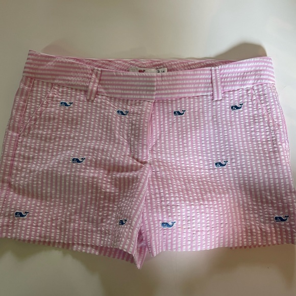 Vineyard Vines Bottoms Euc Vineyard Vines Seersucker Shorts With Whales Poshmark